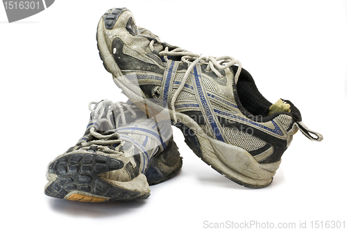 Image of old sports shoes