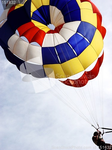 Image of Man Parasailing