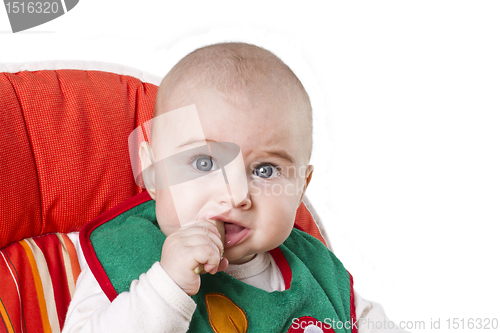 Image of baby eating