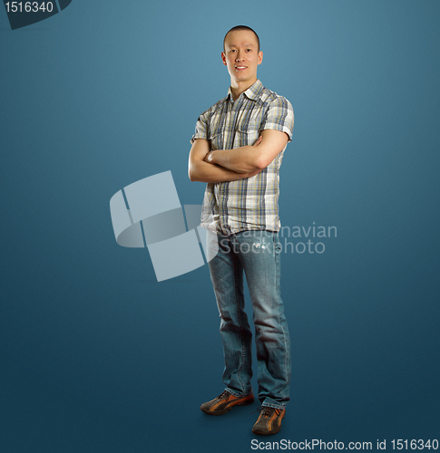 Image of happy asian male