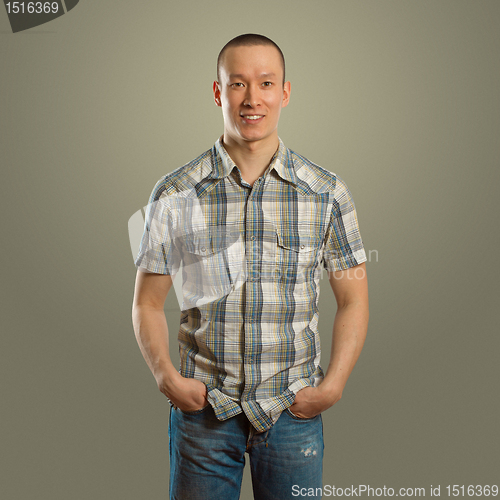 Image of man looking at camera