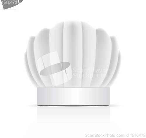 Image of chefs hat traditionally called a toque blanche