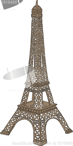 Image of Eiffel tower in Paris, France