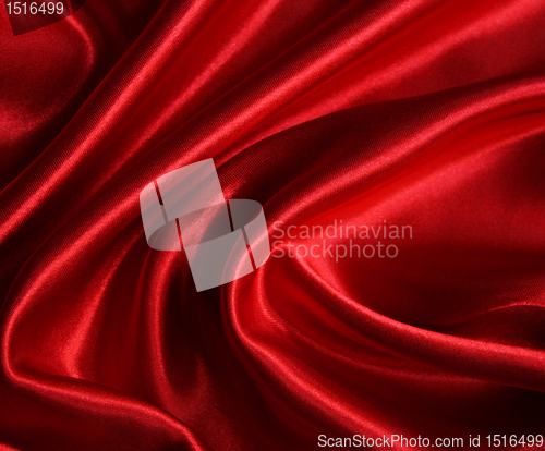 Image of Smooth elegant red silk 