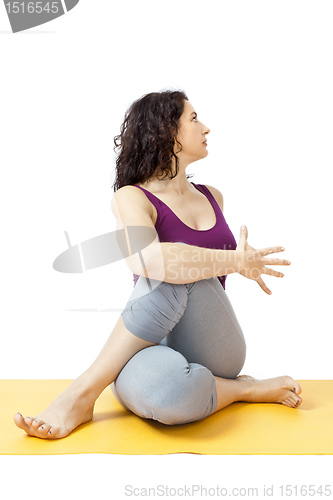 Image of yoga woman