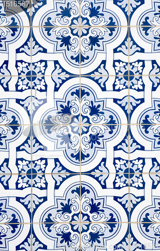 Image of Portuguese glazed tiles