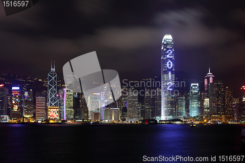 Image of skyscraper show 2012 at night