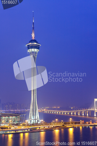 Image of Macau at night