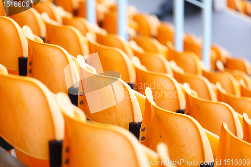 Image of empty stadium seats