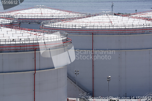Image of oil tanks