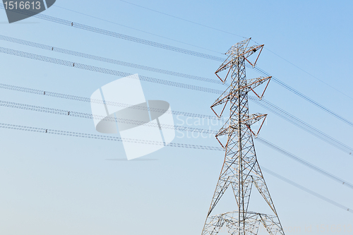 Image of power transmission tower