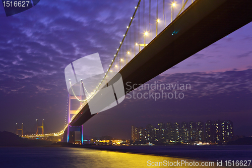 Image of Tsing Ma Bridge in Hong Kong