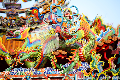 Image of Asian temple dragon