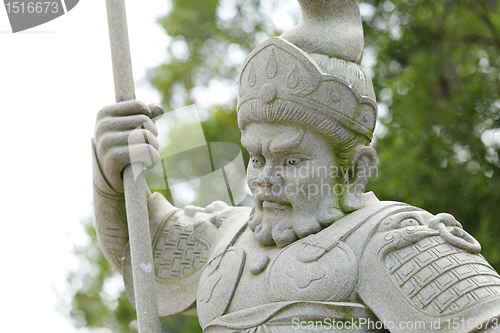 Image of statue in chinese temple