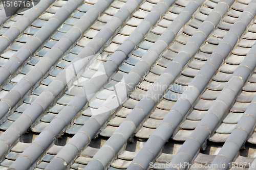 Image of chinese temple roof