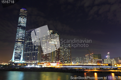 Image of kowloon at night