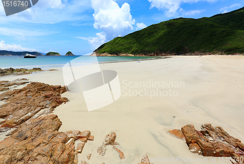 Image of Sai Wan beach in Hong Kong