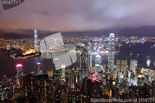 Image of Hong Kong night