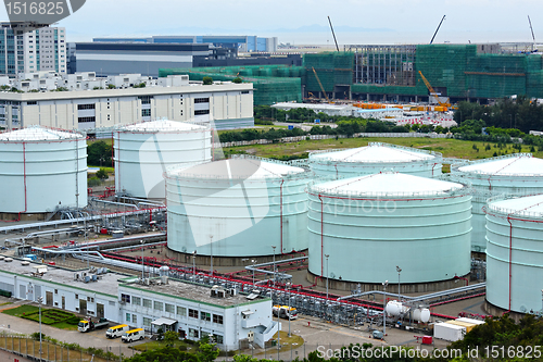 Image of oil tanks