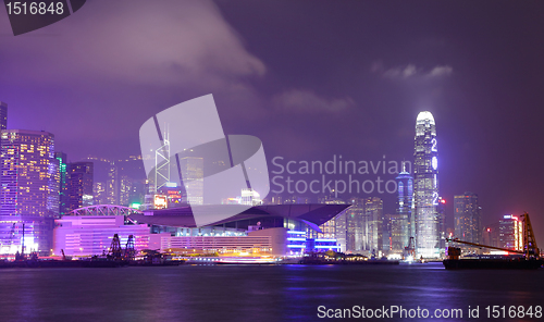 Image of Hong Kong harbor view