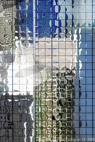 Image of Abstract reflection background