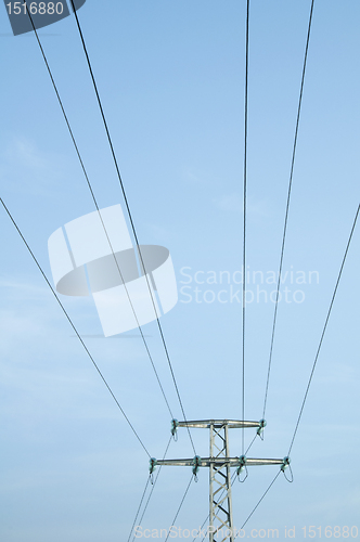 Image of High voltage poles and wires
