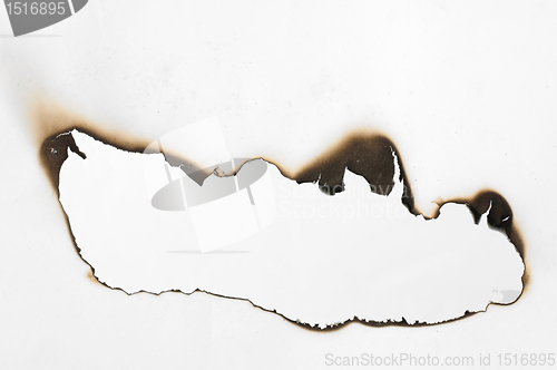 Image of Burned paper