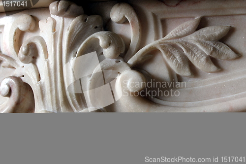 Image of marble stone decoration