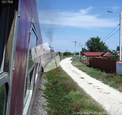 Image of Train traveling