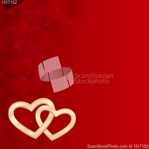 Image of background of hearts