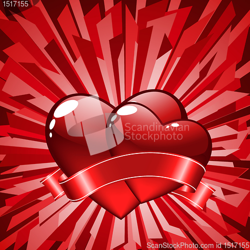 Image of background of hearts