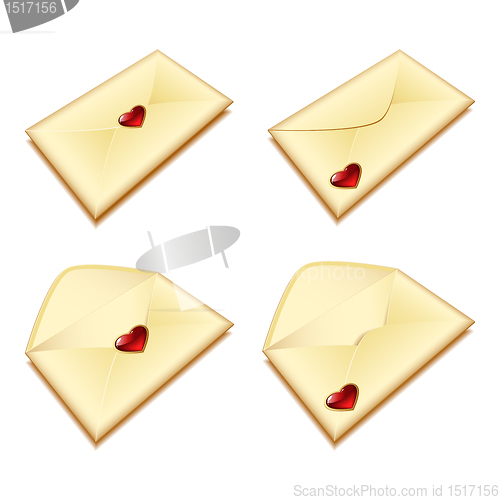 Image of envelope with a heart