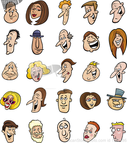 Image of Cartoon faces