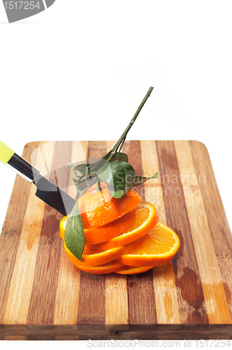 Image of fresh orange sliced