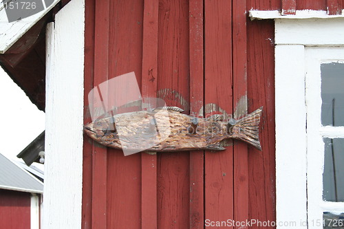 Image of Fish on cottage