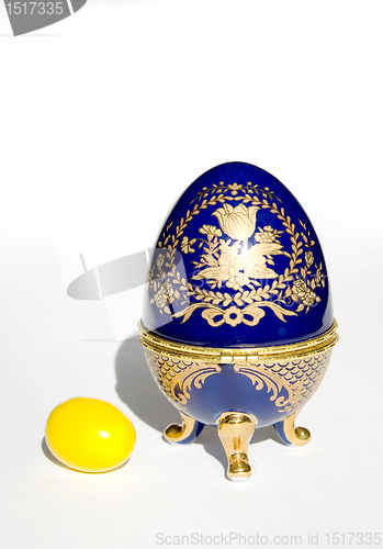 Image of Faberge copy and Easter egg