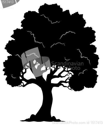 Image of Tree shaped silhouette 1