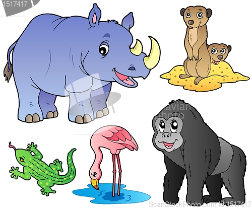 Image of Zoo animals set 1