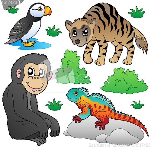 Image of Zoo animals set 2