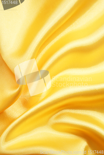 Image of Smooth elegant golden silk can use as background 