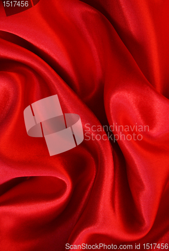 Image of Smooth Red Silk as background