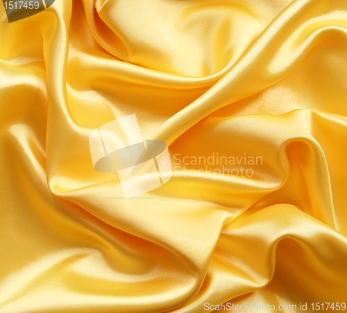 Image of Smooth elegant golden silk 