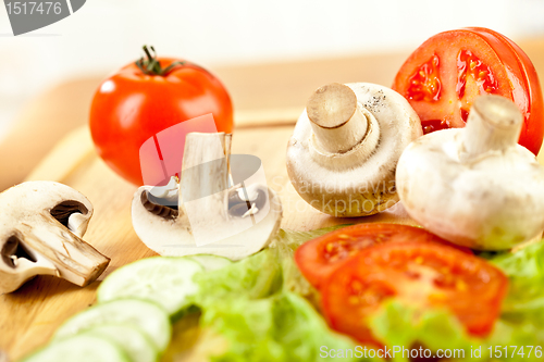 Image of mushroom champignon