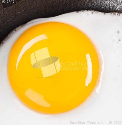 Image of fried eggs close up