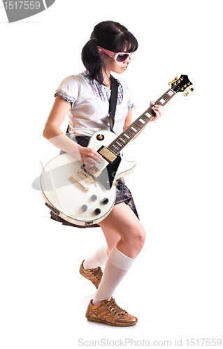 Image of girl with a guitar