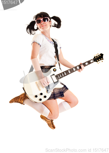 Image of girl with a guitar