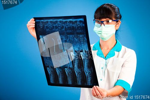 Image of Doctor with xray