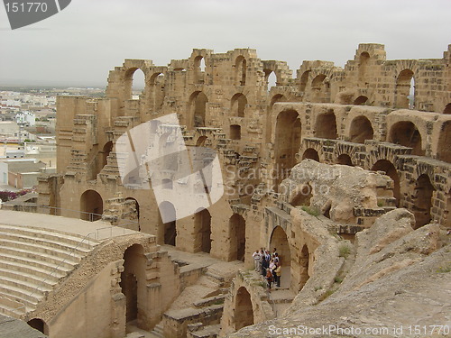 Image of el jem visitors