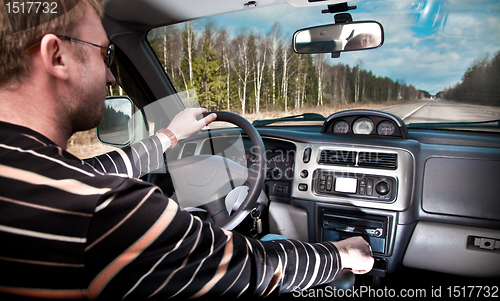 Image of Driving a car