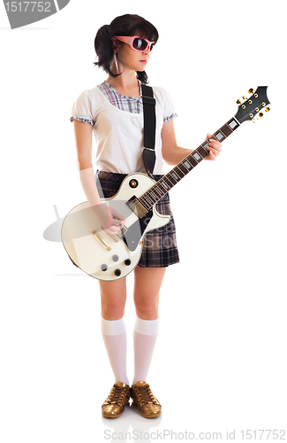 Image of girl with a guitar